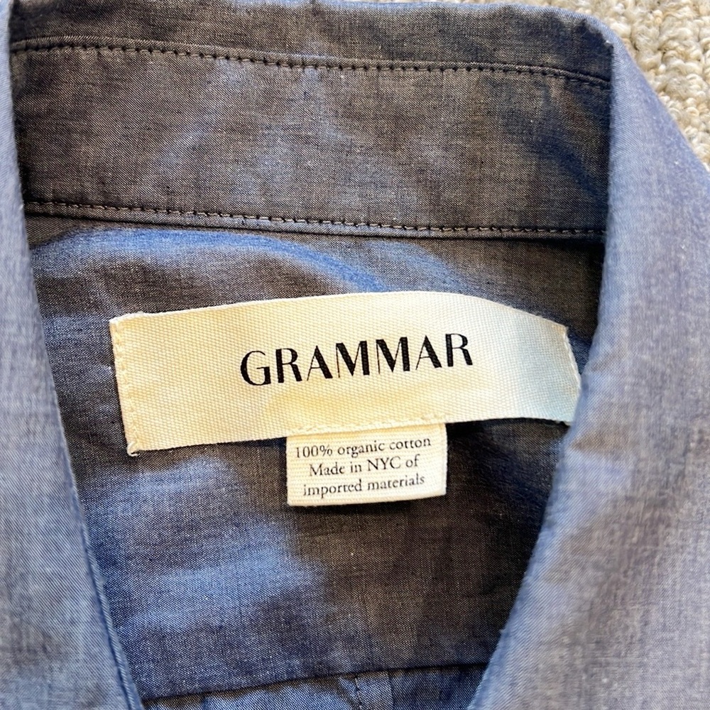Grammar NYC Conjunction Tie Front Blouse - Picture 7 of 11